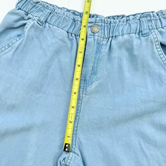 Light Denim Youth Girl Size 12 With Elastic Waist And Ankles - Picture 3 of 11